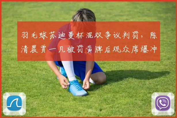 羽毛球苏迪曼杯混双争议判罚，陈清晨贾一凡被罚黄牌后观众席爆冲突